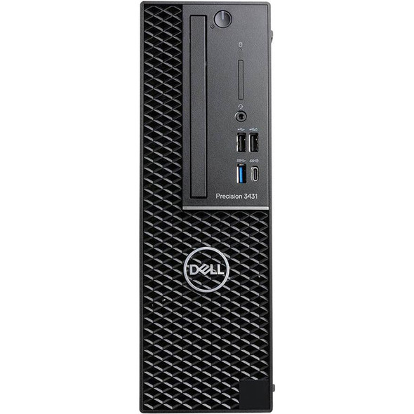 Dell Precision 3431 SFF Desktop Computer Intel i7 9th Gen 32GB RAM 1TB SSD Windows 11 Pro, Wi-Fi, Optical Drive, AMD Radeon PRO WX 2100