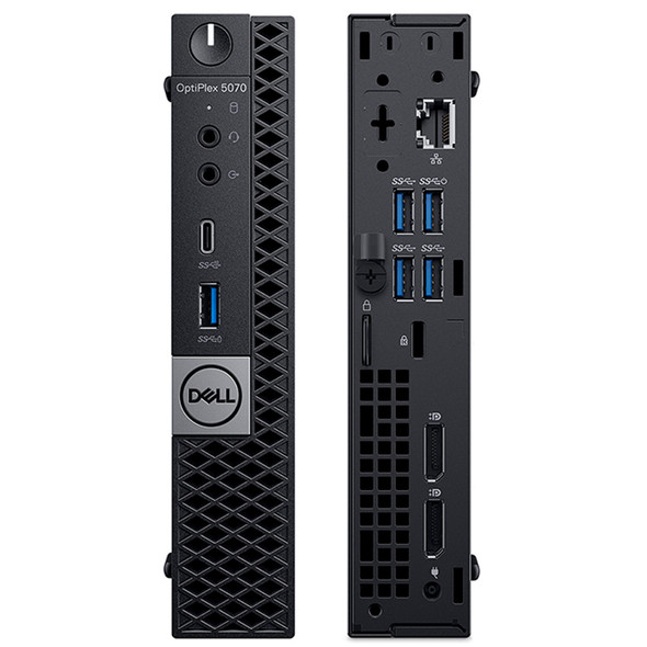 Dell OptiPlex 5070 Desktop Computer Mini Pc Intel i5 9th Gen 32GB RAM 512GB NVMe SSD Windows 11 Pro, Wi-Fi