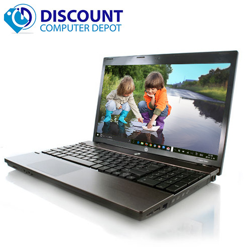 HP Probook 4520s 15.6" Laptop Windows 10 Home Intel i3 2.53GHz 4GB Ram 320GB Hard Drive DVD WiFi Power Adapter