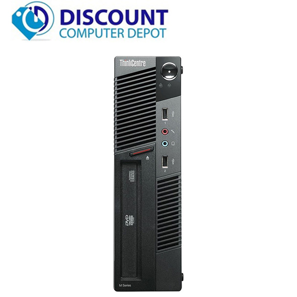 Lenovo M91P USFF Desktop Computer Intel i5 PC 2.5GHz 8GB 250GB Win10 Pro 19" LCD and WIFI