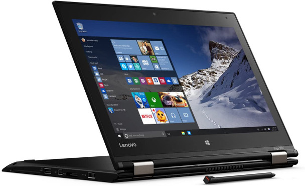 Lenovo ThinkPad Yoga 260 12.5" Touchscreen Laptop/Tablet Windows 10 Pro Intel Core i5 6th gen 8GB 128GB SSD with Stylus Pen | HDMI | Webcam | Bluetooth 4.1 | Backlit Keyboard | Wi-Fi