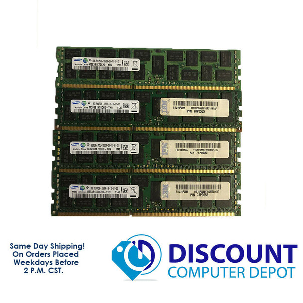 Samsung 8GB 2Rx4 PC3L-10600R M393B1K70CH0-YH9 ECC Registered Server Memory RAM