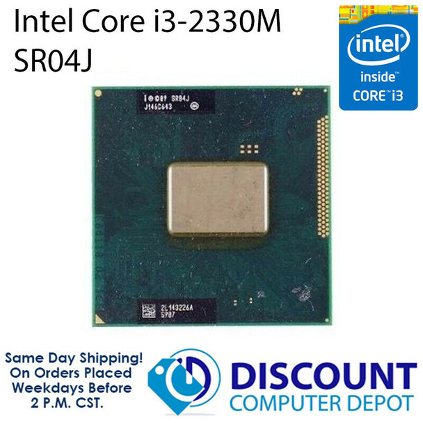 Intel Core i3-2330M 2.2 GHz Dual-Core Laptop CPU Processor SR04J