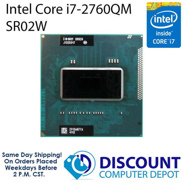 Intel Core i7-2760QM 2.4 GHz Quad-Core Laptop CPU Processor SR02W