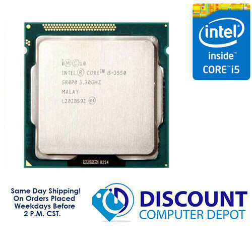 Intel Core i5-3550 3.30GHz Quad-Core CPU Computer Processor LGA1155 Socket SR0P0