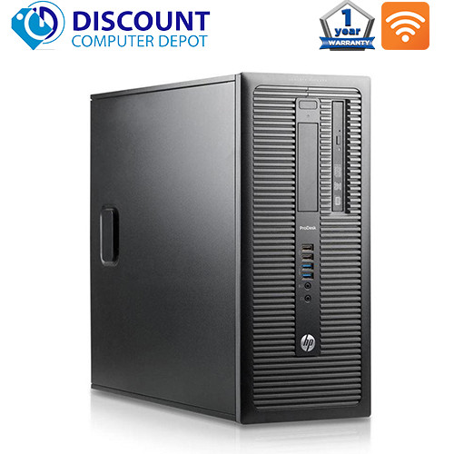 HP ProDesk 600 G1 Midtower Core i5-4th Gen 16GB 512GB SSD Windows 10 with Keyboard, Mouse and USB Wifi Adapter