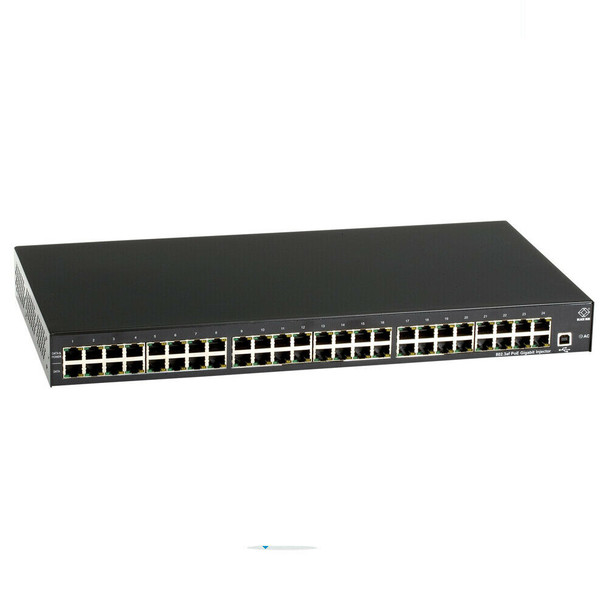 Black Box LPJ024A-F 24 Port Network 802.3af PoE Gigabit Ethernet Injector