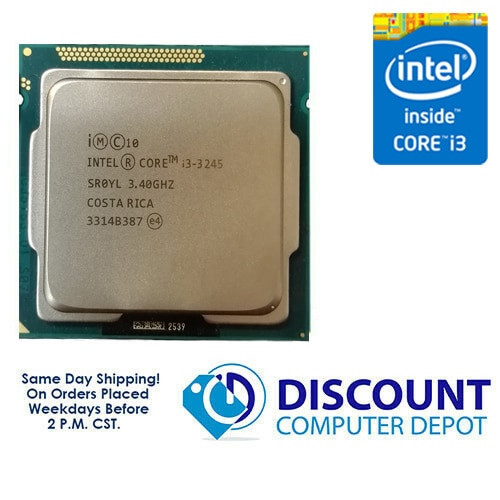 Intel Core i3-3245 3.40GHz Dual-Core CPU Computer Processor LGA1155 Socket SR0YL