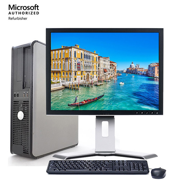 Dell 780 Desktop Computer 8GB RAM 500GB HDD Windows 10 Home with 19" LCD