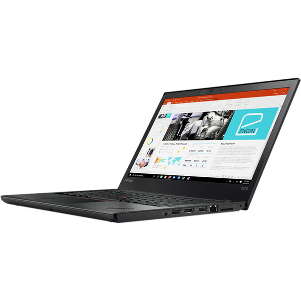 Lenovo ThinkPad T470s Laptop Computer 14" Intel Core i5 6th Gen 2.60 GHz 8GB RAM 256GB SSD Windows 10 Pro Webcam Bluetooth