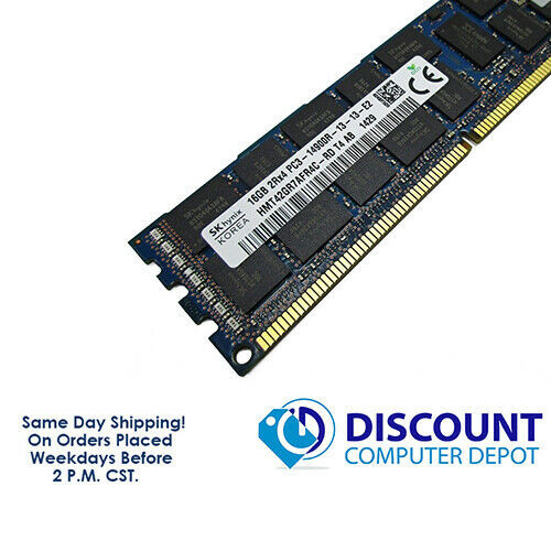 Hynix 16GB 2Rx4 PC3-14900R Server RAM Memory Module - HMT42GR7AFR4C-RD