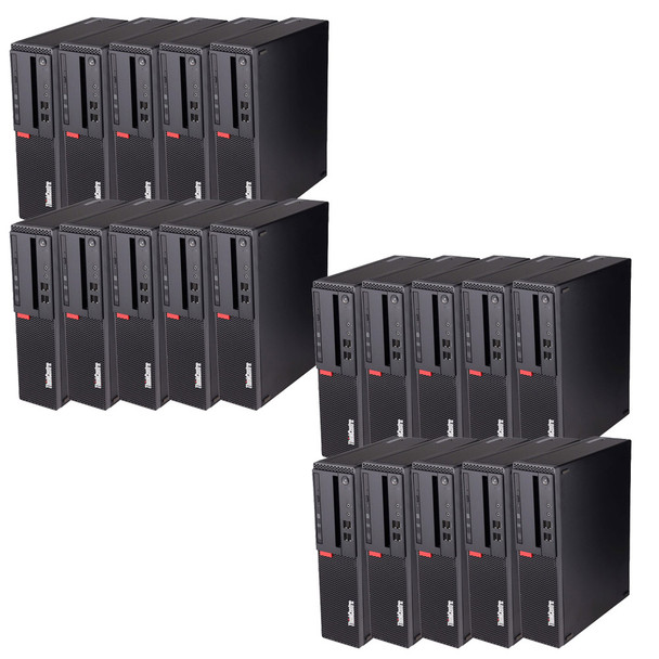 Lot of 20 Desktop Computers Lenovo M710s Core i5 7th gen 3.0GHz Processor 8GB RAM 256GB SSD Windows 10 Pro
