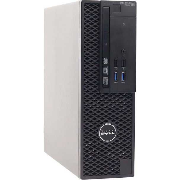 Dell Precision T3420 Small Form Factor (SFF) Intel Xeon 3.30 GHz 8GB RAM 500GB SSD Windows 10 Pro Wi-Fi AMD FirePro W2100