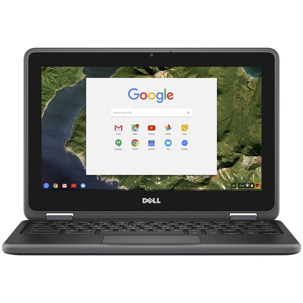 Dell Chromebook 3180 11.6" Celeron N3060 1.6 GHz 2GB 16GB SSD Google Chrome OS HDMI Bluetooth and Webcam and WIFI