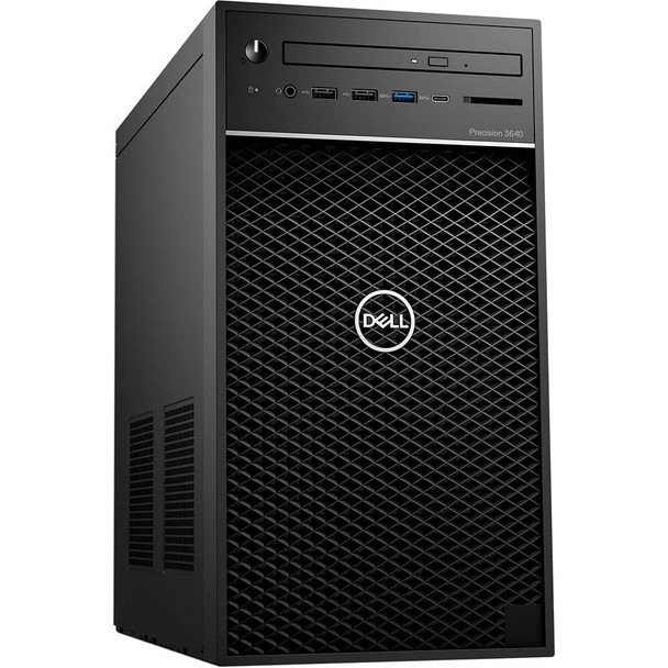 Dell Precision 3640 Tower Desktop Computer Intel i7 10th Gen 32GB RAM 1TB SSD, AMD WX3200, Windows 11 Pro, Wi-Fi