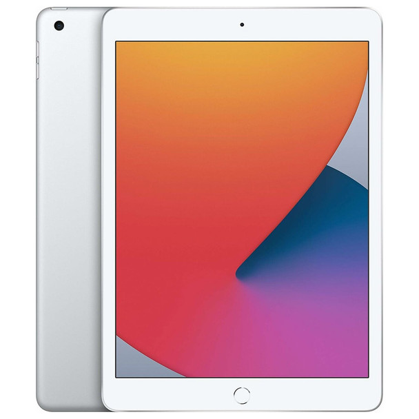 2020 Apple iPad 8th Gen 10.2" Touchscreen Retina Display 32GB Silver | Wi-Fi