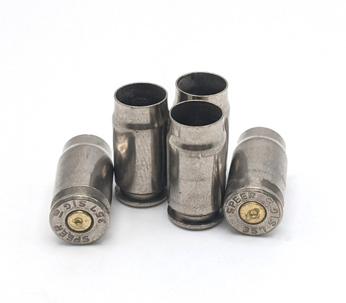 .357 Sig Brass, Nickel Finsih