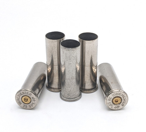 .38 Special Pistol Brass, Nickel Finish