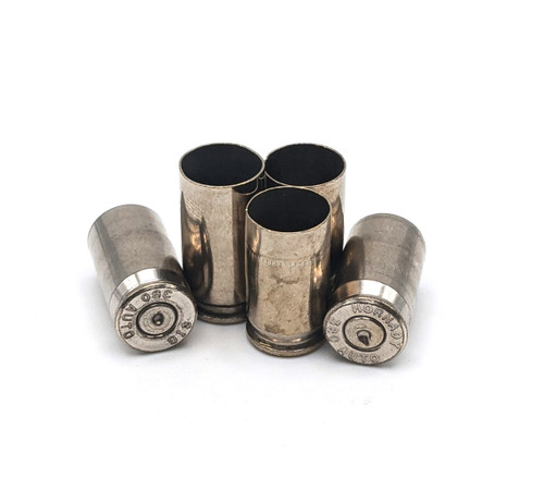 .380 Auto Brass, Nickel Finish