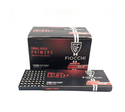 Fiocchi Small Rifle Primer for Reloading, Brass Cup