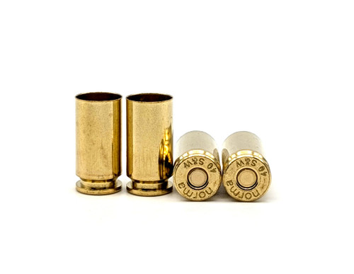 New .40S&W Primed Brass Case