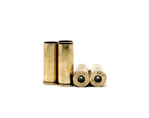 .45 Long Colt processed brass for reloading