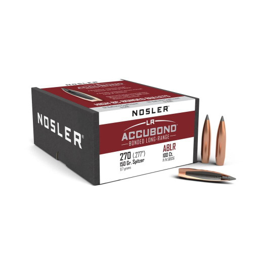 Nosler AccuBond Long Range Bullets .270 cal .277" 150 gr SPT-ACB 100/ct