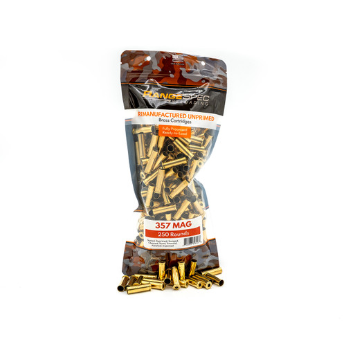 RangeSpec Reloading - .357 Mag Unprimed Processed Brass - 250PCS