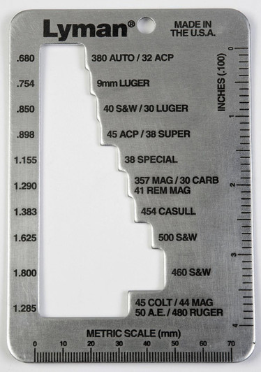 Lyman E-Zee Case Gauge Pistol & Revolver