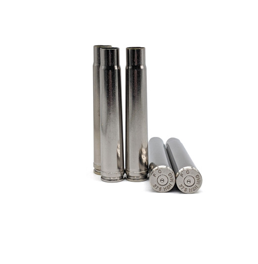 .375 H&H Magnum Brass, Nickel Finish