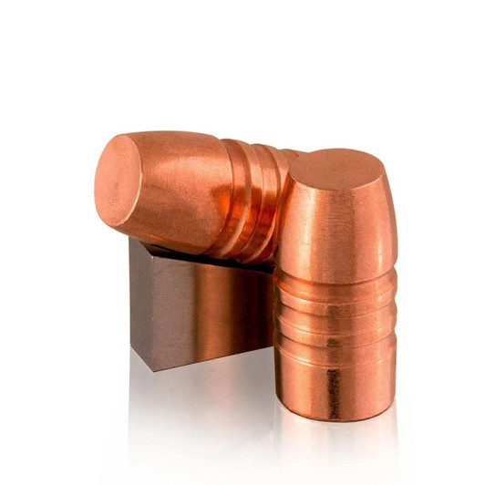 Lehigh Defense LLC | Wide Flat Nose Lead-Free Dangerous Game Solid Bullet | .452 cal 300gr 50/rd