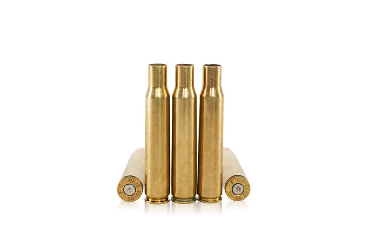 30-06 Rifle Brass - Washed and Polished - 100pcs