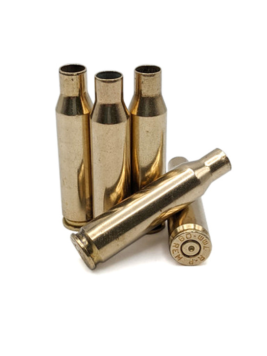 7mm-08 Rifle Brass - Washed and Polished - 50pcs