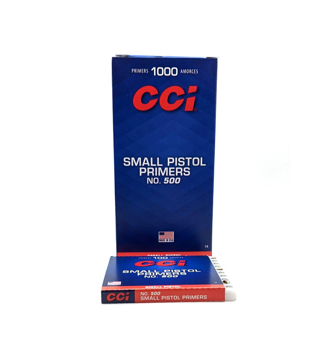 CCI - Small Pistol Primers - 5,000ct - FREE HAZMAT