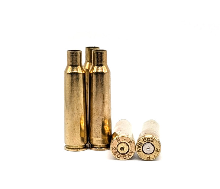 .250 Savage Rifle Brass | Washed and Polished | 25pcs