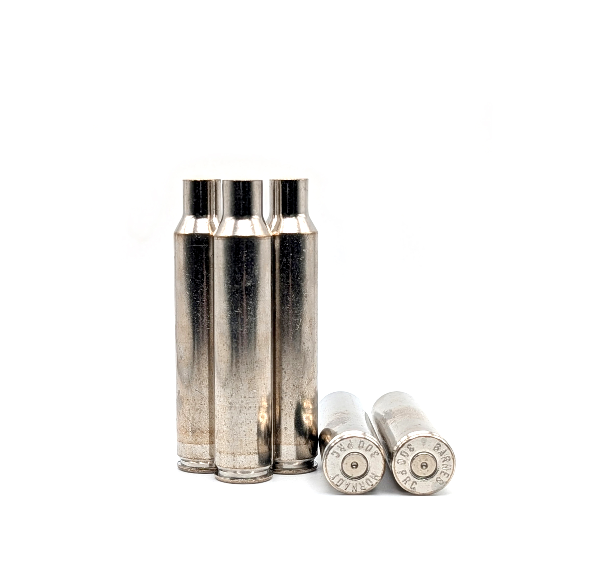 300 PRC Nickel Brass | Washed and Polished | 25pcs - Capital Cartridge
