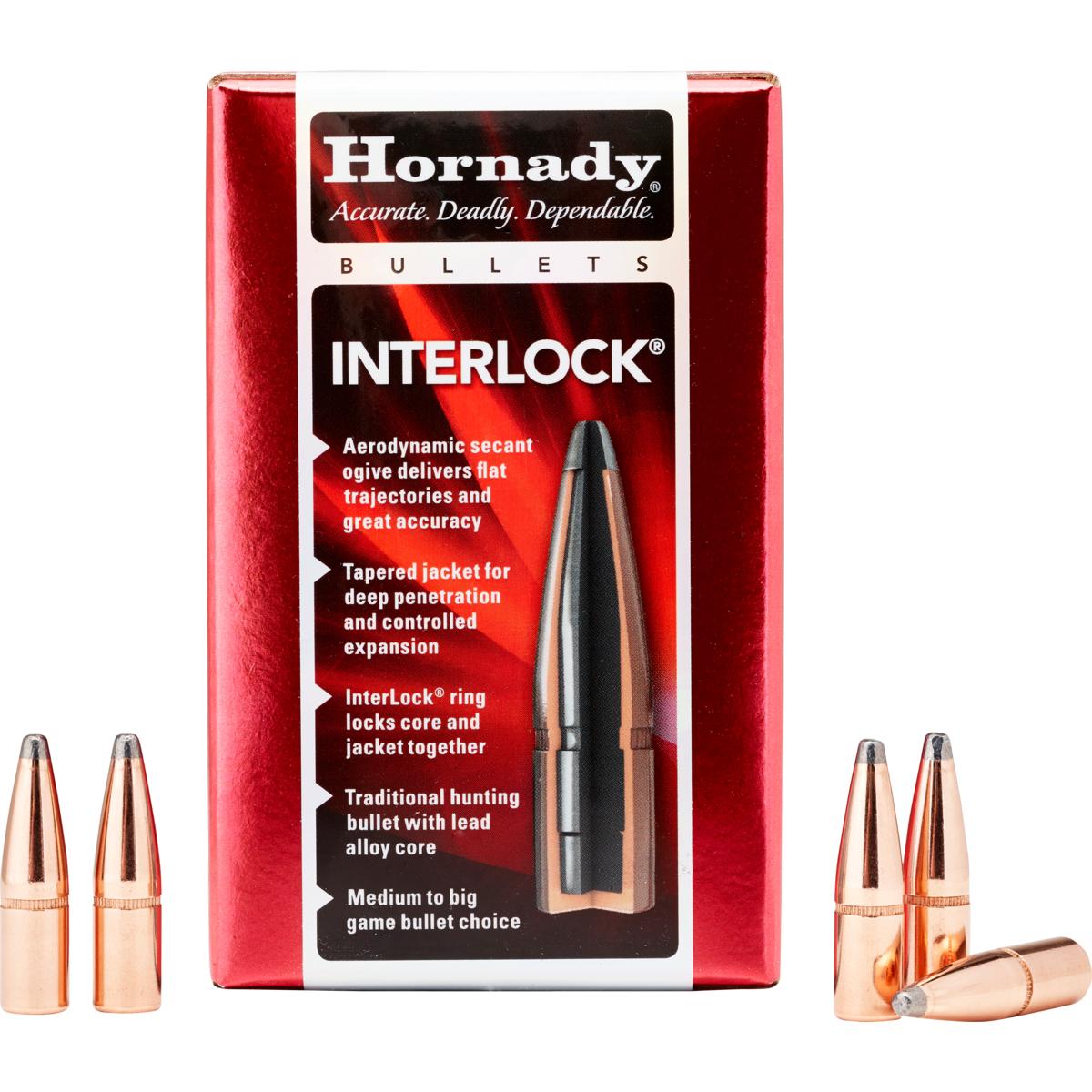 Hornady Mfg Hornady Interlock Rifle Bullets .45 cal .452" 245 gr SP Interlock (.450 Bushmaster) 50/ct - $38.51 at Capital Cartridge