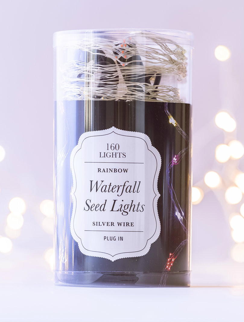 Silver Waterfall Lights