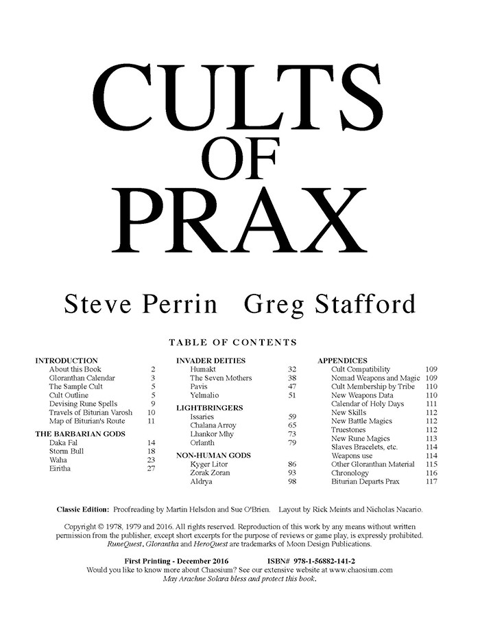 Cults Of Prax Pdf Chaosium Inc