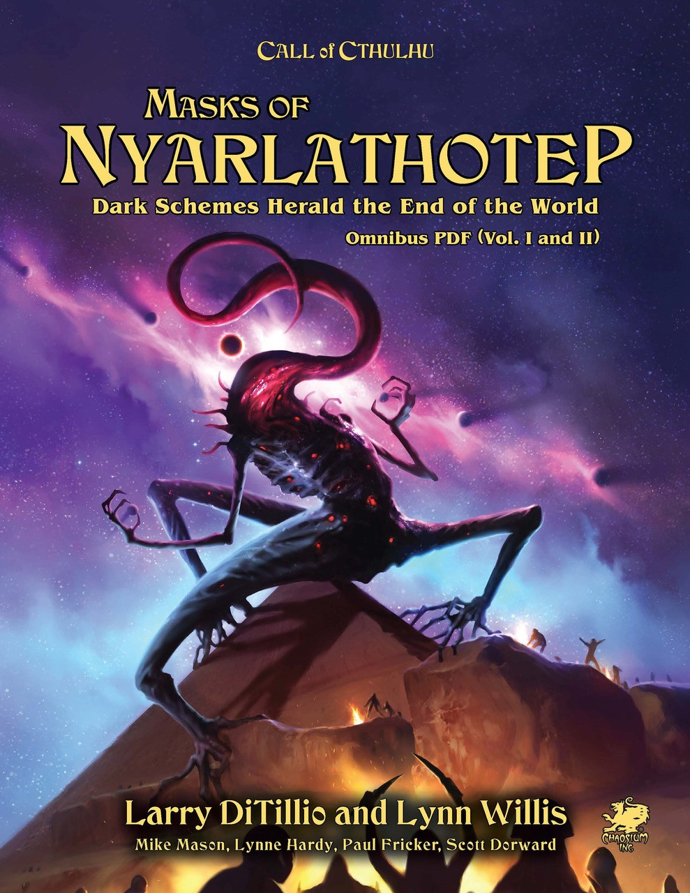 fest Men squat Masks of Nyarlathotep - Slipcase Set - Chaosium Inc.