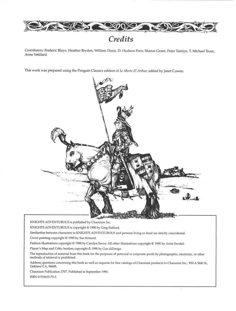 Knights Adventurous - PDF - Chaosium Inc.