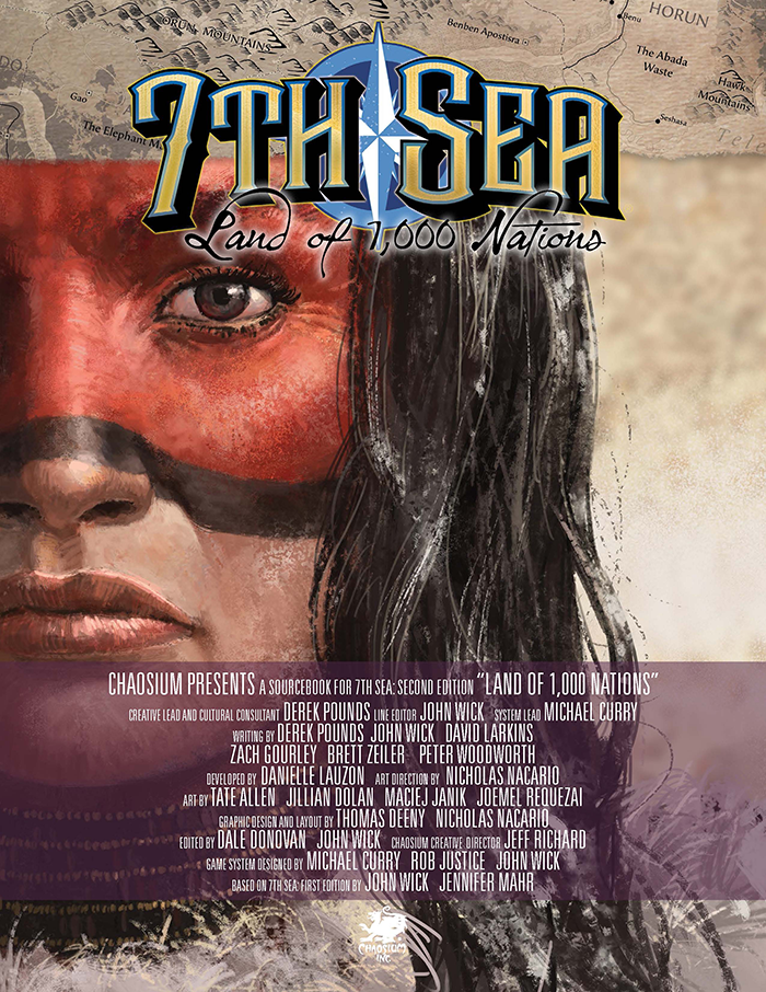 7th Sea Land of 1000 Nations Book main image 1