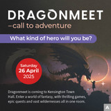 Chaosium will be at Dragonmeet: Call to Adventure, April 26