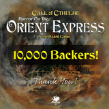 10,000 backers are already on the train! Horror on the Orient Express The Board Game