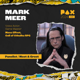 Mark Meer is coming to PAX AUS in October!