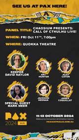 ​The Stream of Chaos once again returns to PAX Australia, with special guest Mark Meer (Fri Oct 11)