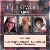 QuestWorlds Q&A rescheduled to February 27th