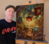 John Sumrow shows his magnificently eldritch cover for the forthcoming Encyclopedia Cthuliana