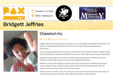 Chaosium community ambassador Bridgett Jeffries is a special guest for PAX AUS