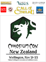 Chaosium Con New Zealand update: badges are now on sale!